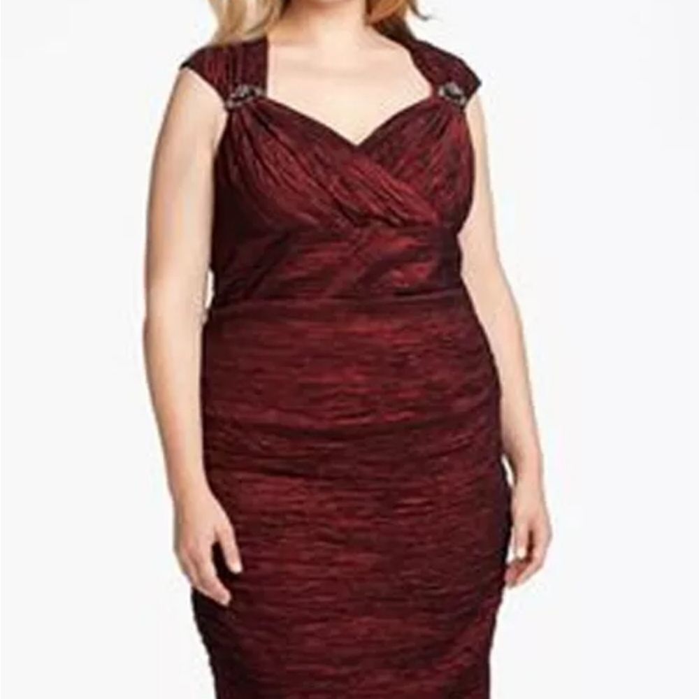 Alex Evenings Embellished Crinkled Dress